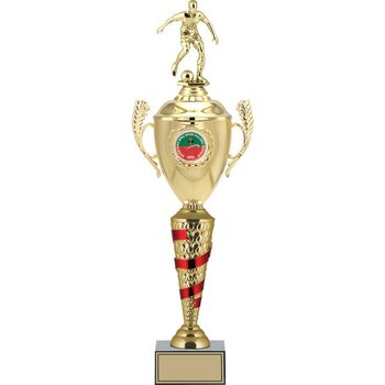 Odak Kupa - Figürlü Kupalar - Futbol Figürlü Kupalar FG-082 B - 57 cm - 16 x 16 cm - Altın