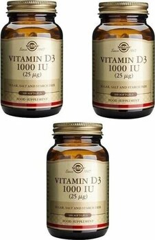 Solgar Vitamin D3 1000Iu 100 Kapsül X3 Adet