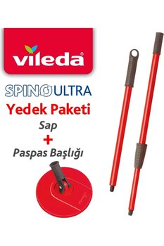 Vileda VİLEDA SPİNO ULTRA YEDEK SAP+PASPAS TABAĞI BAŞLIĞI SET