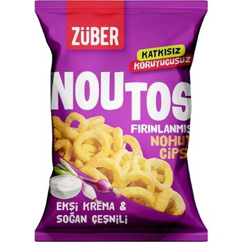 Züber Noutos Fırın Nohut Cipsi 55 gr Ekşi Krema ve Soğan