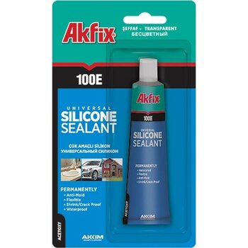 Akfix 100E SA111 Tüp Silikon Şeffaf 50 ml