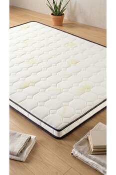 Artex Visco Şilte 160x200 Yer Yatağı Aloe 9 +-1cm Cm Ped Yatak Şiltesi Pedi Topper Mattress