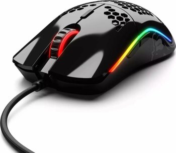 Glorious Model O- Kablolu Parlak Siyah Orta/Küçük El RGB Oyuncu Mouse GOM-GBLACK