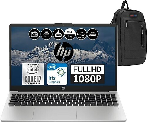 HP 250 G10 8A541EAH02 15.6 inç Intel Core i7 1355U 16 GB 512 GB SSD Intel Graphics Windows 10 Home