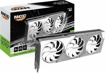 INNO3D Geforce Rtx 5070 Tı X3 Oc Whıte 16GB Gddr7 256BIT Dlss 4 Ekran Kartı