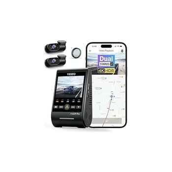 Viofo A229 Pro 3 Kameralı Ön-Iç-Arka 4K+2K+1080P Hdr Sony Starvis 2 Wifi Gps’li Araç Kamerası