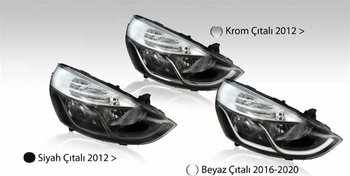 Far Beyaz Çıtalı Motorlu Sol Renault Clıo Iv Hatcback/Grandtour (2016-2020)