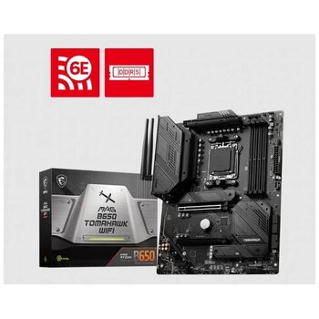 Msı Mag B650 Tomahawk Wıfı Am5 Ddr5 6600Mhz(Oc) 2.5G Lan Wıfı 6E Atx Anakart