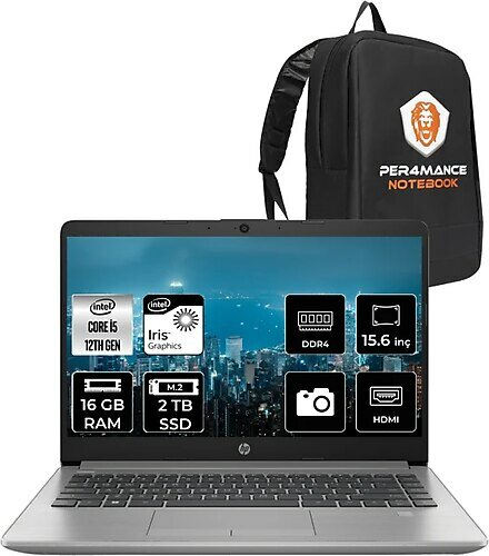 HP 250 G9 723P6ea 15.6 inç Intel Core i5 1240P 16 GB 2 TB SSD Intel Graphics FreeDOS