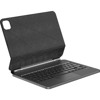 iPad Pro 11 2020 (2.nesil) Wiwu MK-003 Gizli Kalem Bölmeli Touchpad Klavyeli Standlı Kılıf Siyah