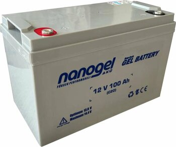 Nanogel Akü 100 AMPER JEL AKÜ 12 VOLT 100AH SOLAR JEL AKÜ