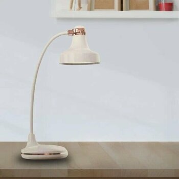 Buffer Dokunmatik 3 Farklı LED Işıklı Çalışma Masası Üstü Lamba Beyaz USB Masa Lambası