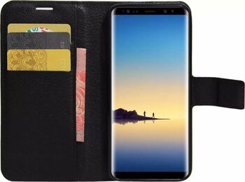 Microsonic Cüzdanlı Deri Samsung Galaxy Note 8 Kılıf Siyah