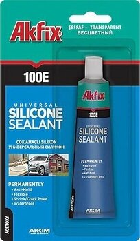 Akfix 100E Genel Amaçlı 50 ml Şeffaf Silikon