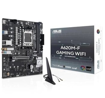 Asus A620m-F Oyun Wifi Anakartı, Amd Matx, Ddr5, 2X M.2 Pcıe 4.0, Hdmı, 2,5 Gb Ethernet, Usb 3.2 Gen 1 Tip-A, Safeslot Core+, Q-Dımm, Q-Led Çekirdek, Q-Slot, Asus 5X Koruma Iıı, Armoury Crate