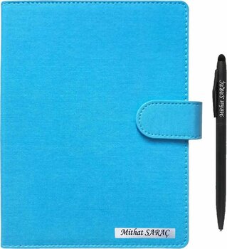 İsme Özel Turkuaz Miknatis Kilitli Organizer Ajanda 2026 Tarihli Günlük Ajanda - İsme Özel Kalem Hediyeli