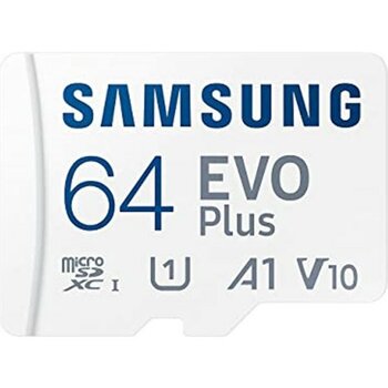 Samsung Evo Plus Microsd Hafıza Kartı 64 GB - Siyah