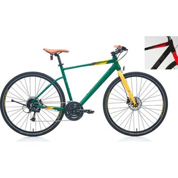 Carraro Sportive 328 480H 28" 27-V Hd Mat Siyah-Kırmızı Trekking Bisikleti - Mat Siyah - Kırmızı