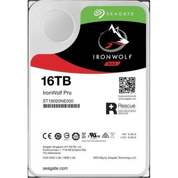 Seagate 16 Tb Seagate 3.5 Ironwolf Pro Sata3 7200RPM 256MB ST16000NT001 (Resmı Dıst Garantılı)