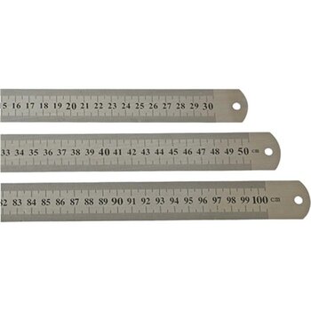 Linea Çelik Cetvel Seti  3 Adet ( 30-50-100 Cm)