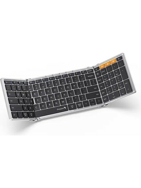 Protoarc XK01 Black Silver Bluetooth Katlanabilir Klavye