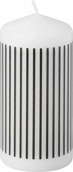 IKEA FENOMEN blok mum siyah beyaz çizgili