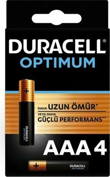 Duracell Optimum Alkalin Pil Aaa 4' Lü Paket