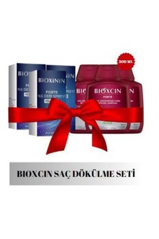 Bioxcin Forte Şampuan Ve Minoksidil Sprey 3'lü Saç Dökülme Seti