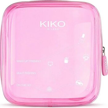 Kiko Milano Mini Pochette 01 Pembe PVC Makyaj Çantası