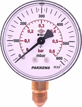 Pakkens MANOMETRE Ø63 600 MBAR Basınç Ölçer