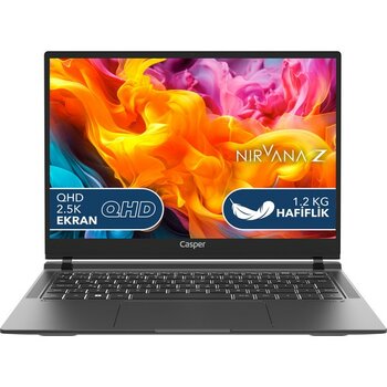 Casper Nirvana Z100 i7-1355U 16GB LPDDR5 480GB SSD 14" Freedos Oniks Siyah Laptop Z100.1355-BV00X-S-Q