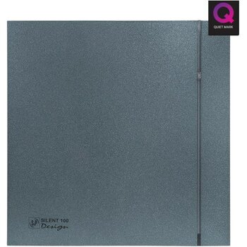 Soler&Palau Dekoratif Gri Havalandırma Fanı Grey Silent 100 Cz Design Ultra Sessiz Banyo Wc Aspiratörü Soler Palau Estetik Dizayn