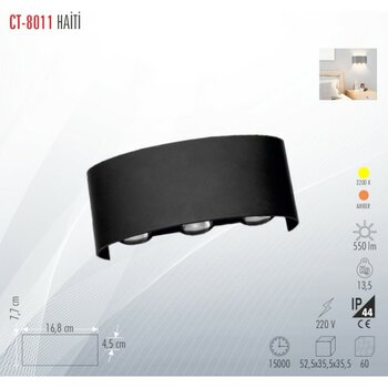 Cata CT-8011 Haiti Modern LED Aplik Gün Işığı