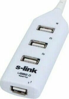 S-Link SL-492 Beyaz USB 2.0 4 Port USB Hub