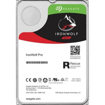 Seagate 12TB Ironwolf 3.5" Nas Dsk 7200 Rpm Sata 6.0 Gb-S 256MB Cache ST12000VN0008-2JH101 Harddisk