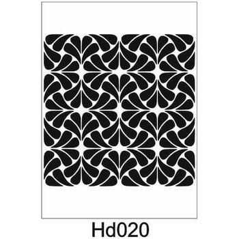 E Hobici Duvar Dekor Stencil Şablon 30X30 HD-020 - Siyah