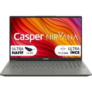 Casper Nirvana X650 I7-13620H 16GB DDR5 480GB SSD Freedos 15.6" Taşınabilir Bilgisayar X650.1362-BV00X-G-F - 500 GB - 16 GB
