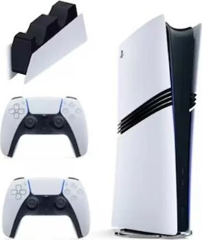 Sony Playstation 5 Pro 2 TB Digital Edition + Dualsense Kol + Şarj İstasyonu Beyaz
