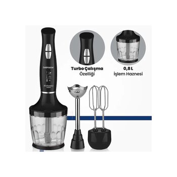 Goldmaster In-6140s Kitchenmix 1000 W Blender Seti Siyah