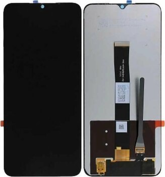 AguShop Xiaomi Redmi 9c Lcd Ekran Dokunmatik Çıtasız Siyah