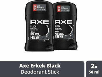 Axe Black 2 Adet 50 ml Deodorant Stick