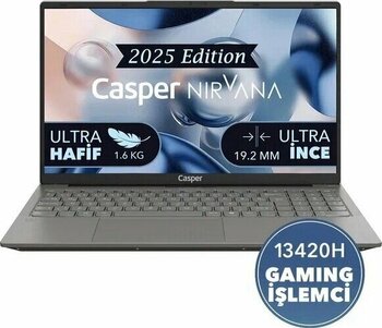 Casper Nirvana X600 Intel Core i5-13420H 16 GB 500 GB SSD 15.6 inç Freedos Laptop