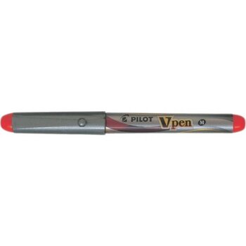 Pilot Pılot V-Pen Silver Kırmızı - Uç Kalınlığı - Roller Kalem