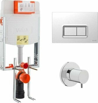 VitrA Gömme Rezervuar 3 Lü Set  (Gömme Rez.+Buton+Stop Valfi)