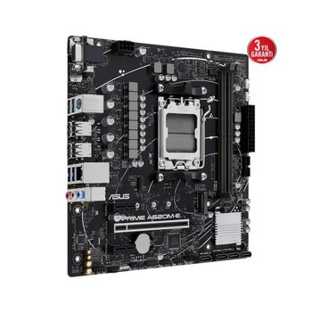 Asus  Prıme A620m-E-Csm Amd A620 Soket Am5 Ddr5 6400Mhz Pcıe 4.0 Matx Anakart