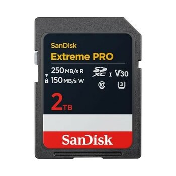 Bliss Store Extreme Pro Extreme Pro Sdxc Uhs-I Hafıza Kartı 2 Tb (V30, 250 Mb/s'ye Kadar Aktarım Hızı, U3, 4K UHD Videolar) Quickflow Teknolojisi, ...