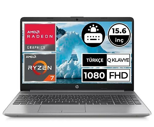 HP 250 G9 6Q8N3ES06 15.6 inç AMD Ryzen 7 5825U 8 GB 512 GB SSD AMD Radeon Graphics Windows 10 Professional