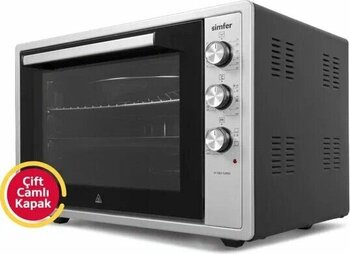 Simfer 7003 İnox Gri 70 Litre Turbo Midi/Mini Fırın