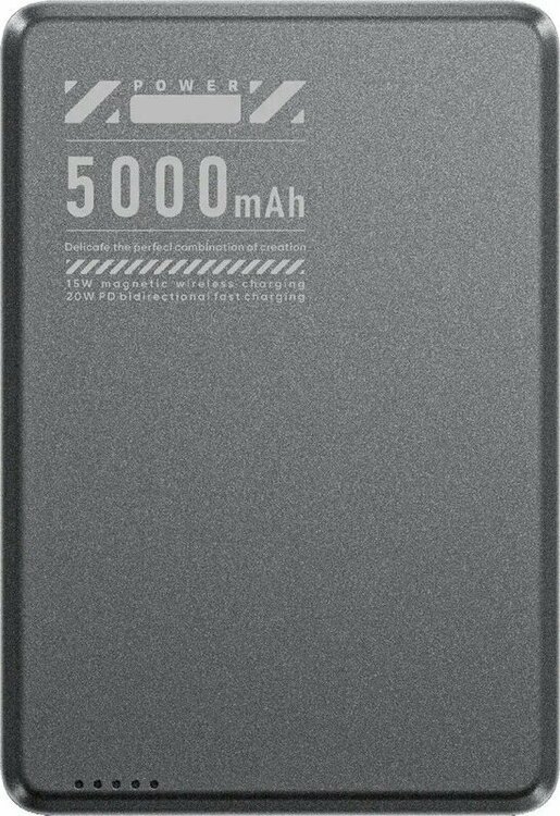 Cyke X6 Qı 2 5000 mAh Gri Manyetik Kablosuz Şarj Cihazı