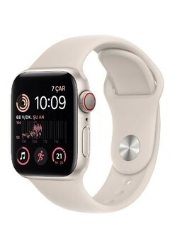 AppleWatch Se Gps + Cellular 40MM Starlight Aluminium Case With Starlight Sport Band - Regular MNPH3TU/A